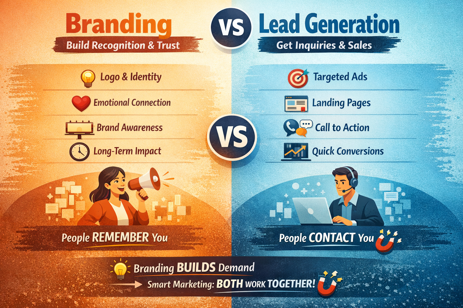 branding vs lead generation